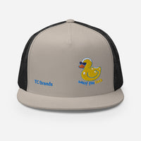 What the Duck Flat Bill Mesh Cap