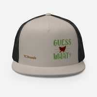 Guess What? Flat Bill Mesh Cap