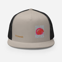 Hold Your Horses Flat Bill Mesh Cap