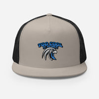 Too Cool Eagle Flat Bill Mesh Cap