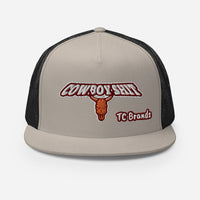 Cowboy Shit Flat Bill Mesh Cap