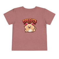 Too Cute Animal Toddler Short Sleeve Tee