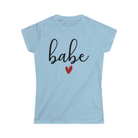 Babe Heart Women's Softstyle Tee