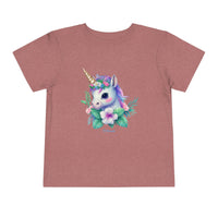 Too Cute Unicorn Toddler Short Sleeve Tee