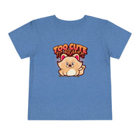 Too Cute Animal Toddler Short Sleeve Tee