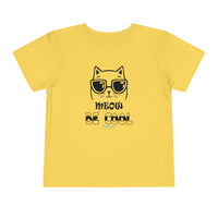 Meow Be Cool Toddler Short Sleeve Tee