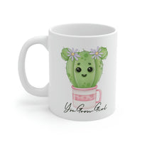 You Grow Girl White Ceramic Mug