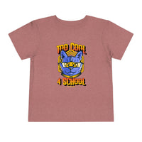 Too Cool for School Toddler Short Sleeve Tee