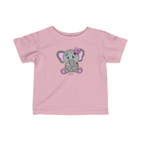 Cute Elephant Infant Fine Jersey Tee