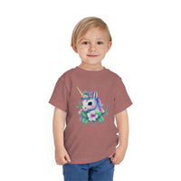 Too Cute Unicorn Toddler Short Sleeve Tee