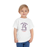 Too Cute Icon Toddler Short Sleeve Tee