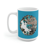 Let's Rodeo White Ceramic Mug