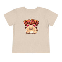 Too Cute Animal Toddler Short Sleeve Tee