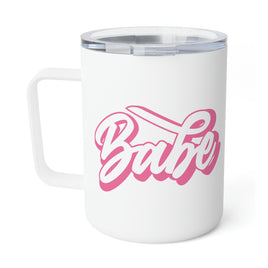 Pink Babe Insulated Coffee Mug, 10oz