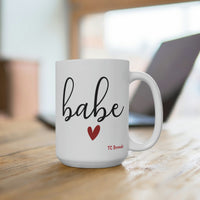 Babe Heart White Ceramic Mug