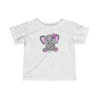 Cute Elephant Infant Fine Jersey Tee