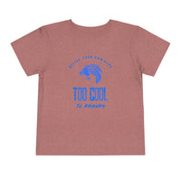 Too Cool Icon Toddler Short Sleeve Tee