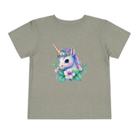 Too Cute Unicorn Toddler Short Sleeve Tee