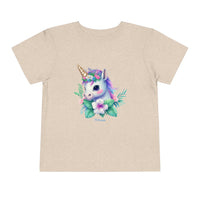 Too Cute Unicorn Toddler Short Sleeve Tee