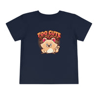 Too Cute Animal Toddler Short Sleeve Tee