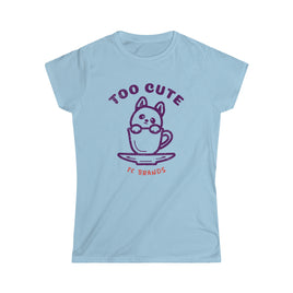 Too Cute Icon Women's Softstyle Tee