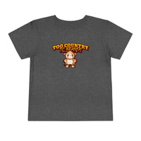 Too Country Bull Toddler Short Sleeve Tee