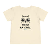 Meow Be Cool Toddler Short Sleeve Tee