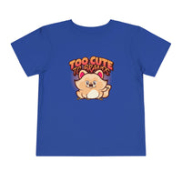 Too Cute Animal Toddler Short Sleeve Tee