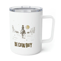 Cowboy Since Birth Insulated Coffee Mug, 10oz