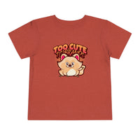 Too Cute Animal Toddler Short Sleeve Tee