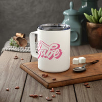 Pink Babe Insulated Coffee Mug, 10oz