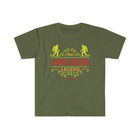 Bigfoot Hide and Seek Legend  Softstyle T-Shirt