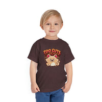 Too Cute Animal Toddler Short Sleeve Tee