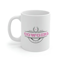 Cowgirl Since Birth White Ceramic Mug