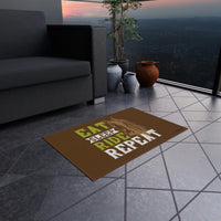 Eat Sleep Ride Repeat Outdoor Rug