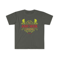 Bigfoot Hide and Seek Legend  Softstyle T-Shirt