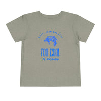 Too Cool Icon Toddler Short Sleeve Tee