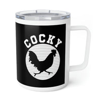 Cocky Insulated Coffee Mug, 10oz