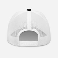 TC Brands White Logo Curved Mesh Cap