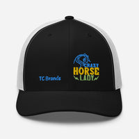 Crazy Horse Lady Curved Mesh Cap