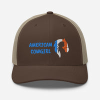 American Cowgirl Curved Mesh Cap