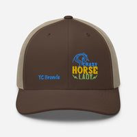 Crazy Horse Lady Curved Mesh Cap