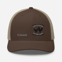 Life is Better on the Farm Curved Mesh Cap