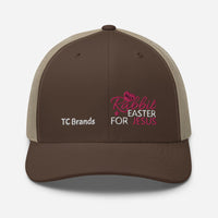 Silly Rabbit Easter for Jesus Curved Mesh Cap