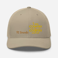 I was Country Curved Mesh Cap