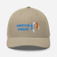 American Cowgirl Curved Mesh Cap