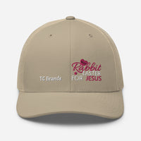 Silly Rabbit Easter for Jesus Curved Mesh Cap