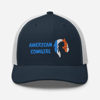 American Cowgirl Curved Mesh Cap