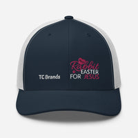 Silly Rabbit Easter for Jesus Curved Mesh Cap