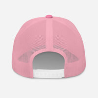 TC Brands White Logo Curved Mesh Cap